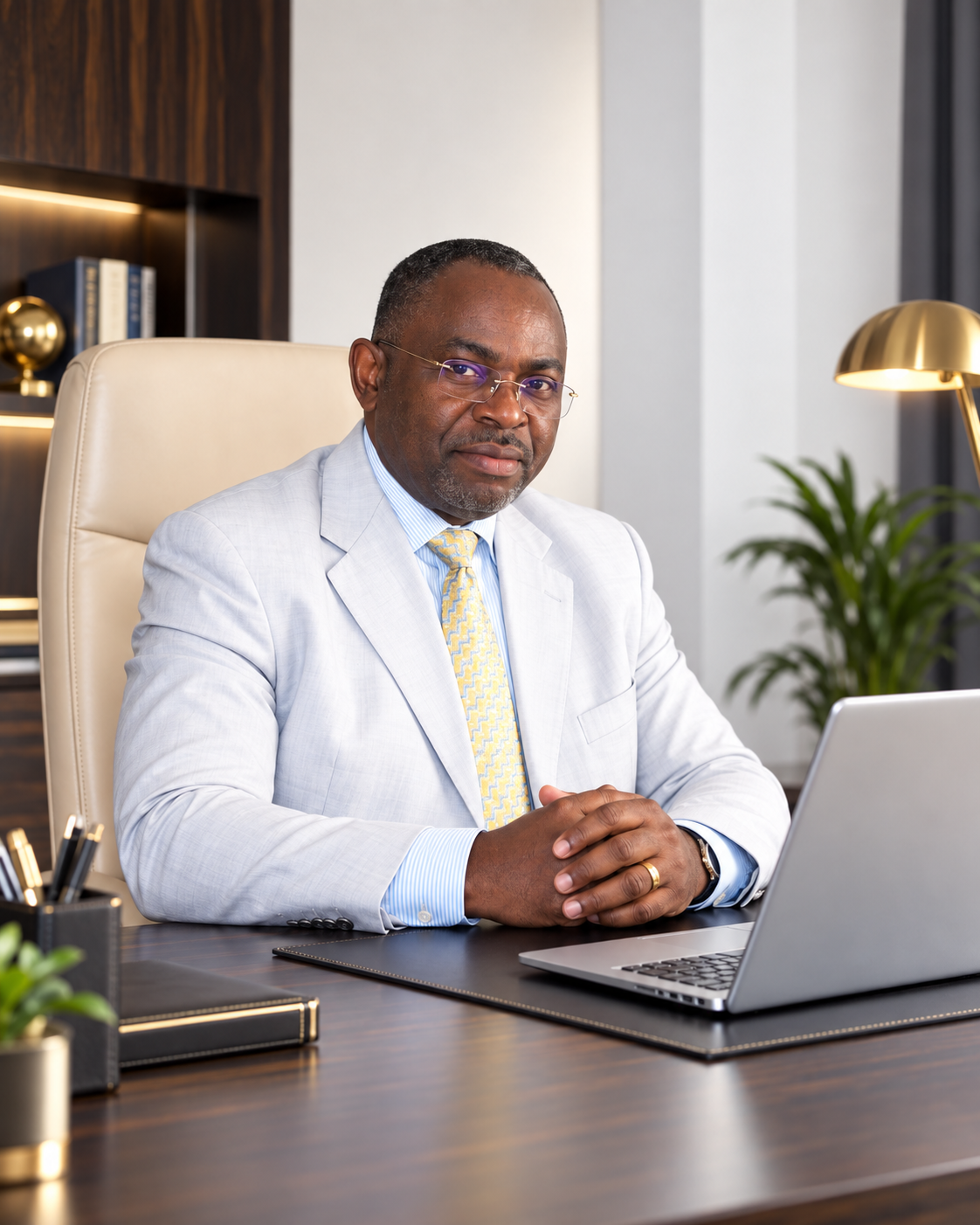 Portrait de Desire Ngoa Mboulou, Directeur général